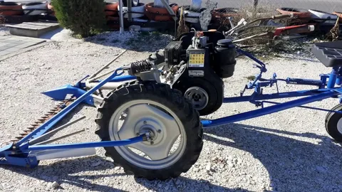 تصویر 3 از دروگر گندم سه چرخ با تعادل و کنترل بالا برای برداشت مزرعه